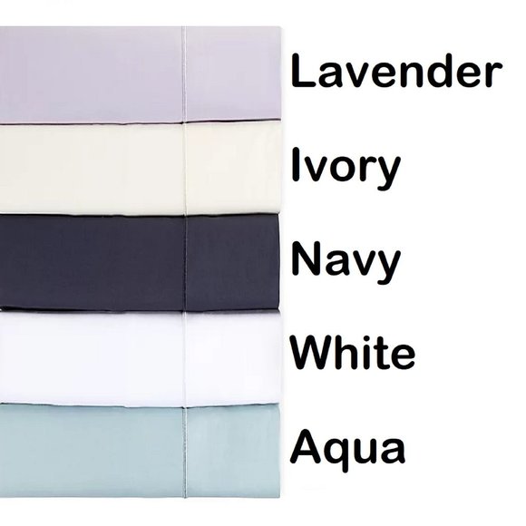 new LAVENDER Wamsutta Dream Zone 725 TC 100% Cotton Oversized QUEEN Flat Sheet - Picture 3 of 5